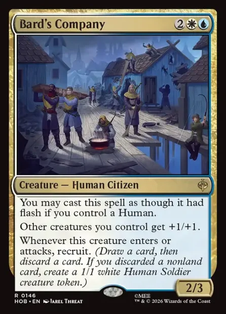 Bard's Company, The Hobbit — Magic: The Gathering card