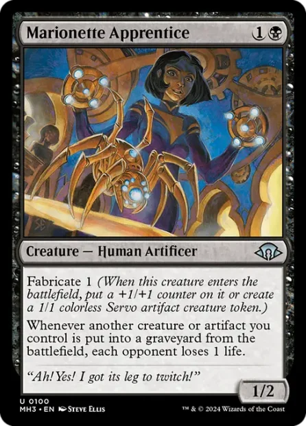 Marionette Apprentice, Modern Horizons 3 — Magic: The Gathering card
