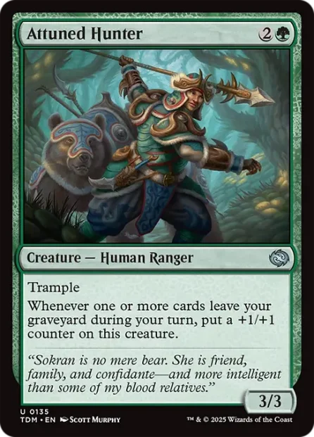Attuned Hunter, Tarkir: Dragonstorm — Magic: The Gathering card