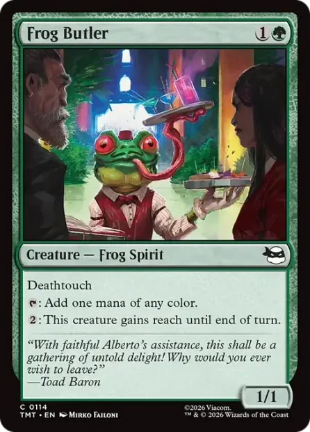 Frog Butler, Teenage Mutant Ninja Turtles — Magic: The Gathering card