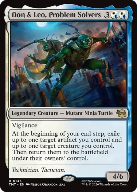 Don & Leo, Problem Solvers, Teenage Mutant Ninja Turtles — Magic: The Gathering card