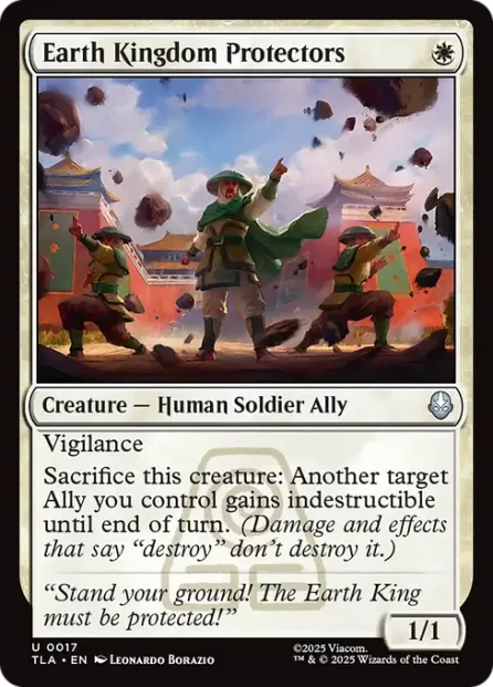 Earth Kingdom Protectors, Avatar: The Last Airbender — Magic: The Gathering card