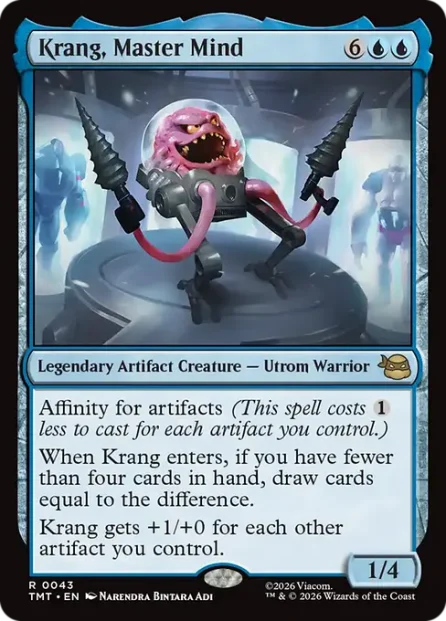 Krang, Master Mind, Teenage Mutant Ninja Turtles — Magic: The Gathering card