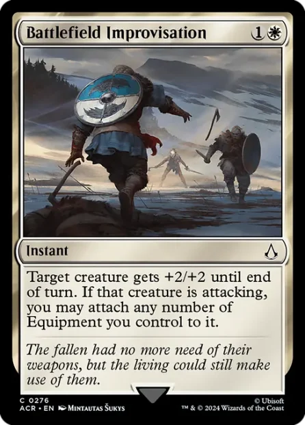 Battlefield Improvisation, Assassin's Creed — Magic: The Gathering card