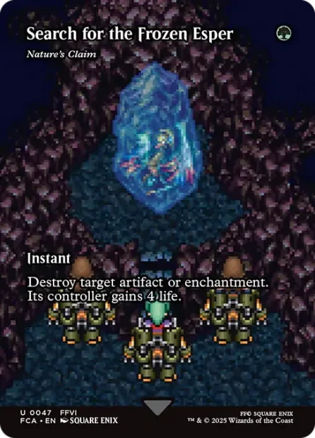Nature's Claim, Final Fantasy: Through the Ages — Magic: The Gathering card