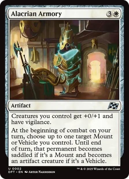Alacrian Armory, Aetherdrift — Magic: The Gathering card