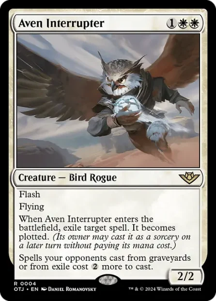 Aven Interrupter, Outlaws of Thunder Junction — Magic: The Gathering card