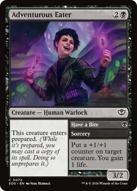 Adventurous Eater // Have a Bite, Secrets of Strixhaven — Magic: The Gathering card