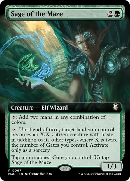 Sage of the Maze, Modern Horizons 3 Commander — Magic: The Gathering card
