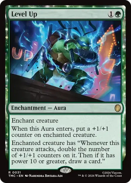 Level Up, Teenage Mutant Ninja Turtles Eternal — Magic: The Gathering card