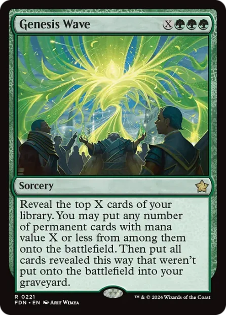 Genesis Wave, Foundations — Magic: The Gathering card