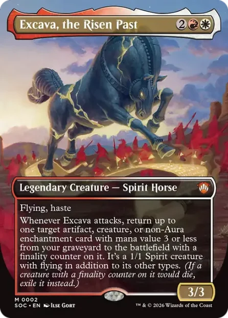 Excava, the Risen Past, Secrets of Strixhaven Commander — Magic: The Gathering card