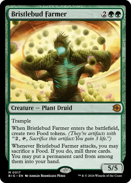 Bristlebud Farmer, The Big Score — Magic: The Gathering card
