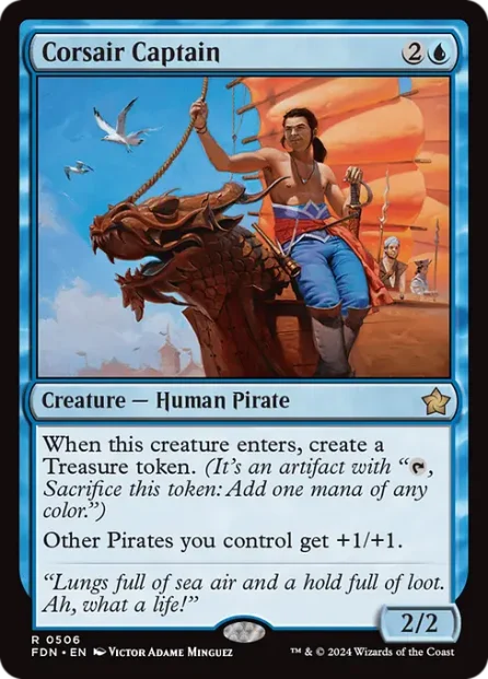 Corsair Captain, Foundations — Magic: The Gathering card