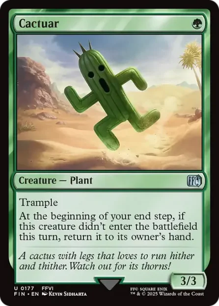 Cactuar, Final Fantasy — Magic: The Gathering card