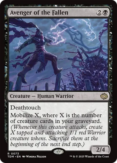 Avenger of the Fallen, Tarkir: Dragonstorm — Magic: The Gathering card