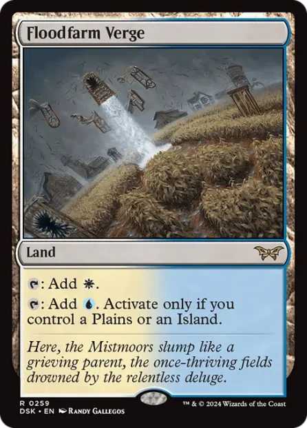 Floodfarm Verge, Duskmourn: House of Horror — Magic: The Gathering card
