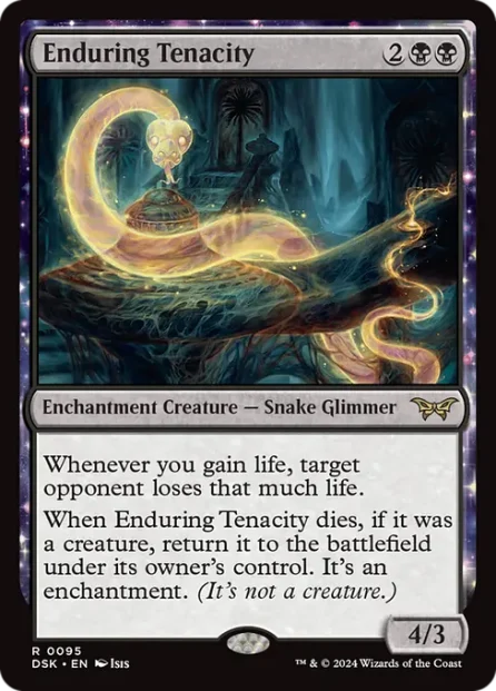 Enduring Tenacity, Duskmourn: House of Horror — Magic: The Gathering card