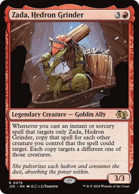 Zada, Hedron Grinder, Foundations Jumpstart — Magic: The Gathering card