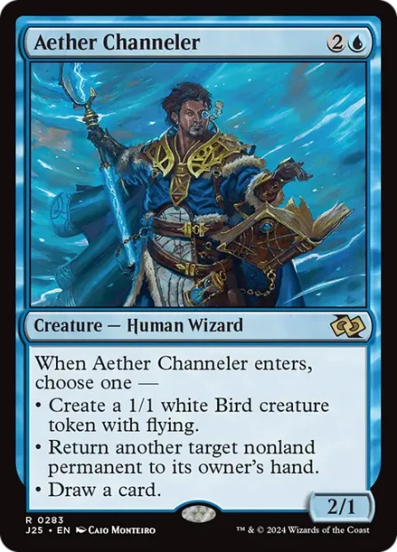 Aether Channeler, Foundations Jumpstart — Magic: The Gathering card