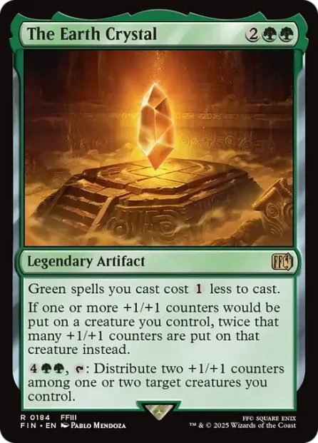 The Earth Crystal, Final Fantasy — Magic: The Gathering card