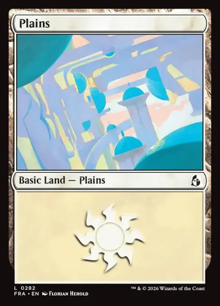 Plains, Reality Fracture — Magic: The Gathering card