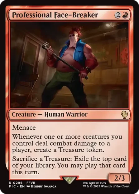Professional Face-Breaker, Final Fantasy Commander — Magic: The Gathering card