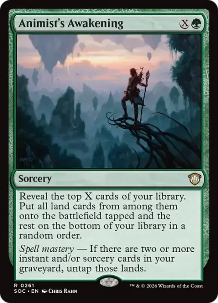 Animist's Awakening, Secrets of Strixhaven Commander — Magic: The Gathering card