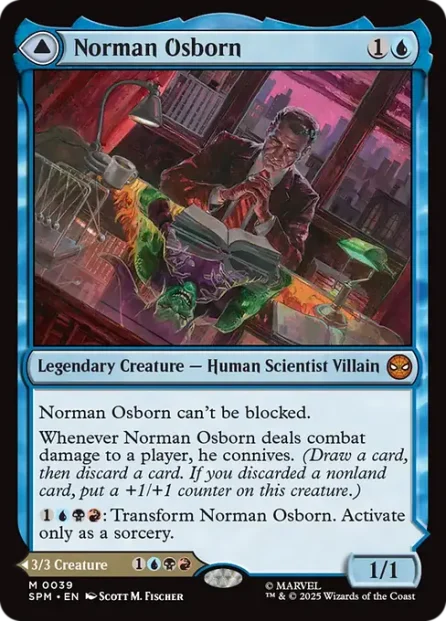 Norman Osborn // Green Goblin, Marvel's Spider-Man — Magic: The Gathering card
