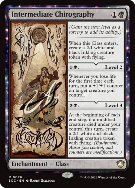 Intermediate Chirography, Secrets of Strixhaven Commander — Magic: The Gathering card