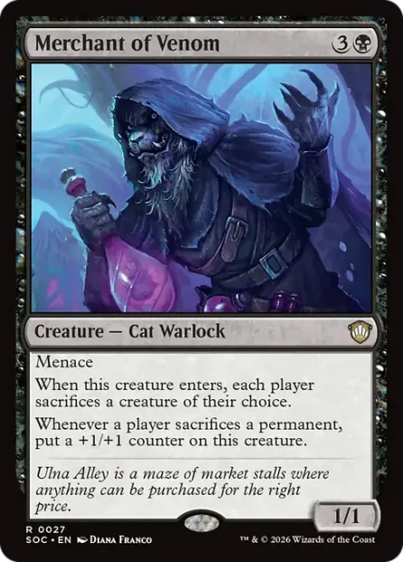 Merchant of Venom, Secrets of Strixhaven Commander — Magic: The Gathering card