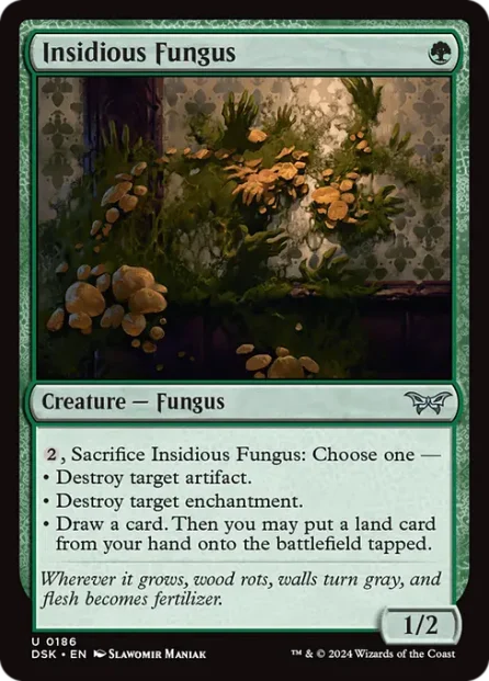 Insidious Fungus, Duskmourn: House of Horror — Magic: The Gathering card