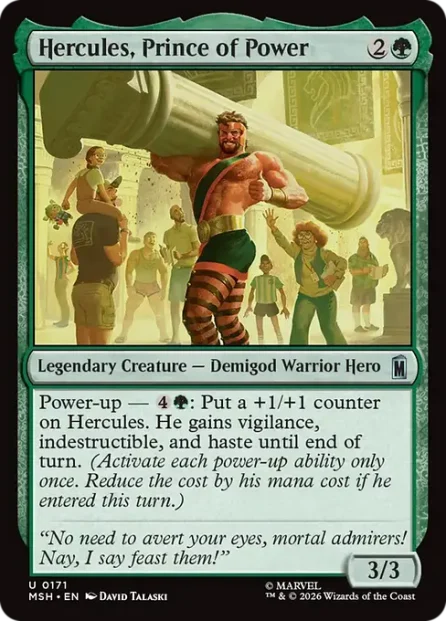 Hercules, Prince of Power, Marvel Super Heroes — Magic: The Gathering card