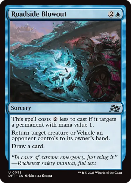 Roadside Blowout, Aetherdrift — Magic: The Gathering card