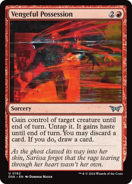 Vengeful Possession, Duskmourn: House of Horror — Magic: The Gathering card