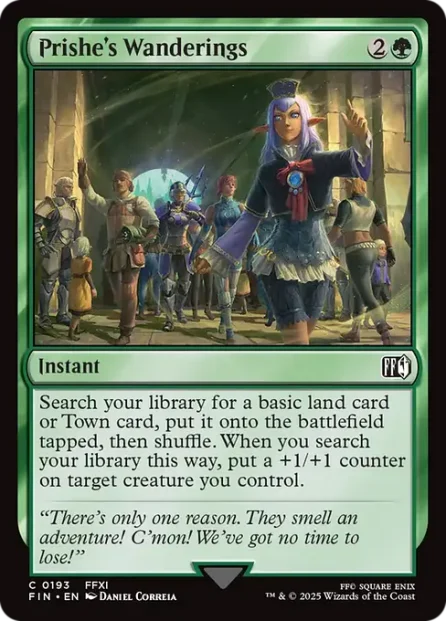 Prishe's Wanderings, Final Fantasy — Magic: The Gathering card