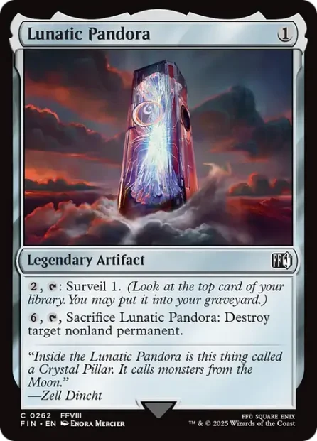 Lunatic Pandora, Final Fantasy — Magic: The Gathering card
