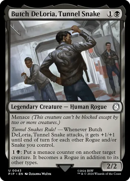 Butch DeLoria, Tunnel Snake, Fallout — Magic: The Gathering card