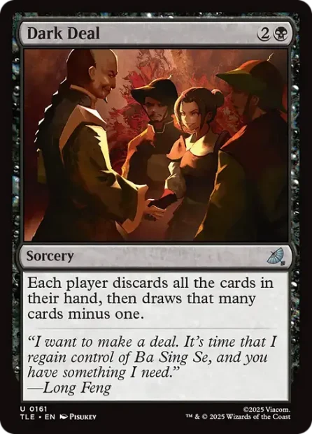 Dark Deal, Avatar: The Last Airbender Eternal — Magic: The Gathering card