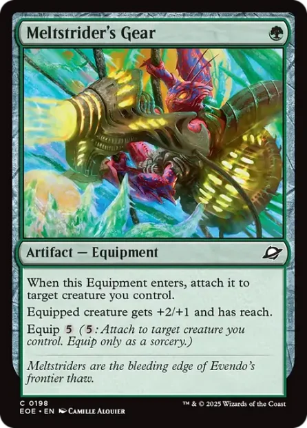 Meltstrider's Gear, Edge of Eternities — Magic: The Gathering card