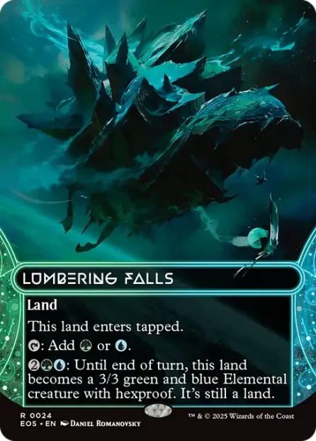 Lumbering Falls, Edge of Eternities: Stellar Sights — Magic: The Gathering card