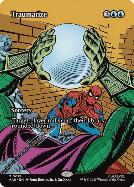 Traumatize, Marvel Universe — Magic: The Gathering card