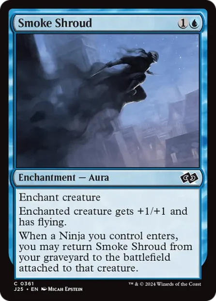 Smoke Shroud, Foundations Jumpstart — Magic: The Gathering card