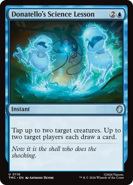 Donatello's Science Lesson, Teenage Mutant Ninja Turtles Eternal — Magic: The Gathering card