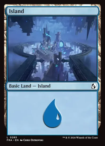 Island, Reality Fracture — Magic: The Gathering card