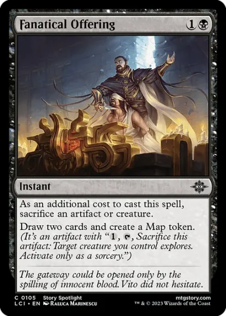Fanatical Offering, The Lost Caverns of Ixalan — Magic: The Gathering card