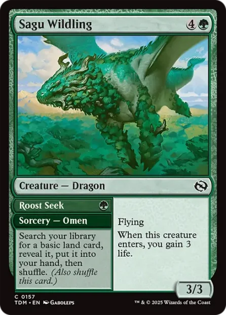 Sagu Wildling // Roost Seek, Tarkir: Dragonstorm — Magic: The Gathering card