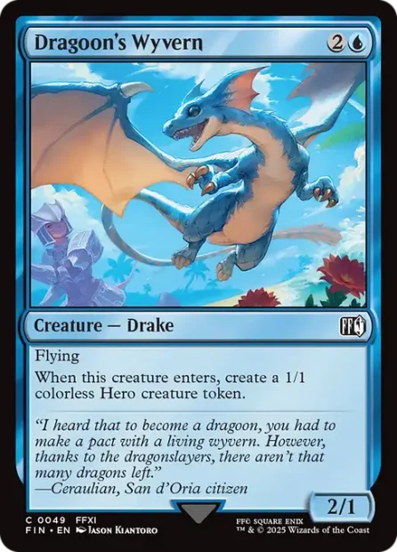 Dragoon's Wyvern, Final Fantasy — Magic: The Gathering card
