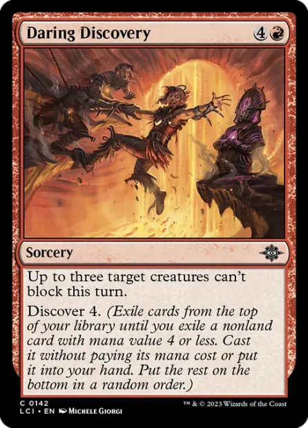 Daring Discovery, The Lost Caverns of Ixalan — Magic: The Gathering card