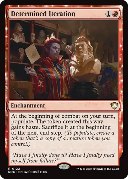 Determined Iteration, Secrets of Strixhaven Commander — Magic: The Gathering card